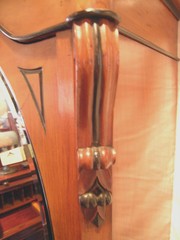 ANTIQUE ENGLISH MIRRORED CABINET