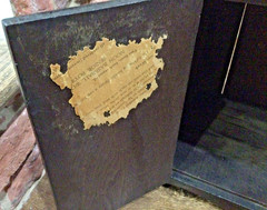 Antique 1930s SALESMAN SAMPLE Mahogany Wood Child’s CHINA CABINET HUTCH CUPBOARD
