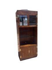 1970s Henredon Scene One Campaign Lighted Display Unit