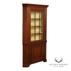 Antique American Walnut Corner Cabinet