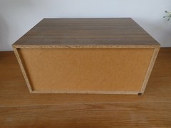 1970’S RETRO 6 DRAW AUDIO CASSETTS MEDIUM CABINET 39 X 30 X 19 cm #C1693
