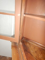 Antique Eastern Shore MD Sussex Co. DE Corner Cupboard Cabinet