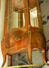 Vernis Martin vitrine curio cabinet French 19th c.