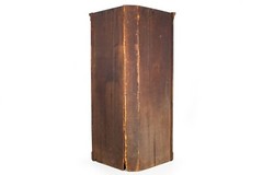 Circa 1805 American Grain-Painted Corner Cabinet Cupboard, ex. Sothebys