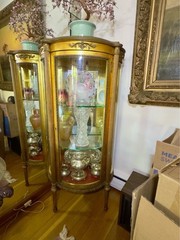 Antique French Gilt Cabinet