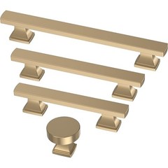 Franklin Brass 10 Pack Champagne Bronze Gold Cabinet Handles 3 inch (76mm) Ki…