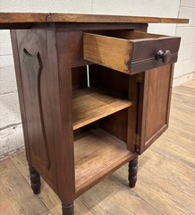 Antique Pembroke Drop Leaf Side Table Nightstand