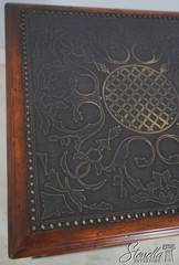 L69701: THEODORE ALEXANDER Embossed Bronze Surface 1 Door Cabinet