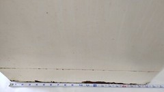1950s Free Standing 2 Door Cabinet Interstate Metal Product 33x21x26 Formica MCM
