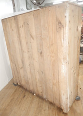 Large Vintage 1940’s Yellow Pine Canning Cupboard Cabinet