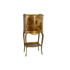 Mid Century French Louis Style Gilded Ormolu Chest