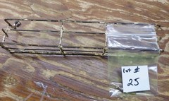 Vintage McDougall / Hoosier Cabinet Spice Jar Holder Metal Wire Rack Lot #25