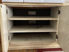 Antique Cabinet 70in X 18in X 30in