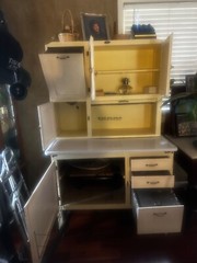 old vintage Hoosier cabinet