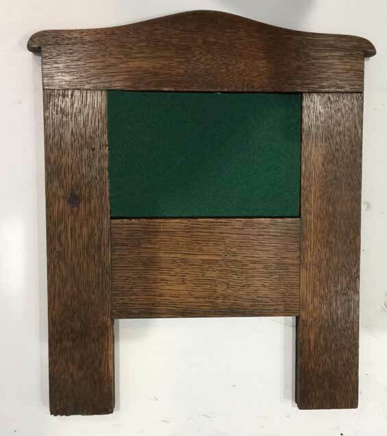 Antique HARVARD DENTAL OAK CABINET PULL OUT TRAY