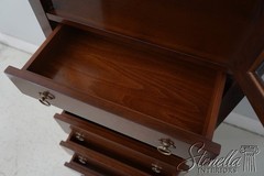 L67348: GRANGE French Empire Style Cherry Jewelry Display Cabinet