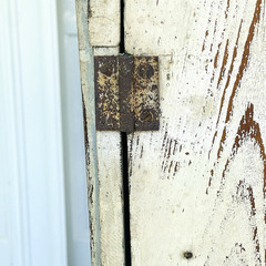 Atq Wood Wall Mount Cabinet Early 20th C Primitive Farmhouse Cupboard Cottage
