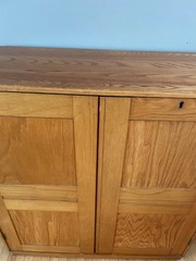 mogens koch 2 Door Oak cabinet Rud Rasmussen Danish Modern Scandinavian
