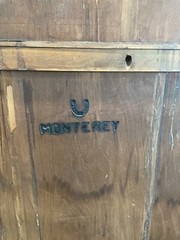Vintage 1930s Signed Monterey Hutch