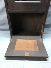 VTG Oak Double Door Bookcase Doctors Medicine Cabinet 20×43 Old 1502-25B
