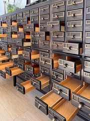 SALE Vintage One-of-a-Kind 200-Drawer Library Card Catalog Cabinet Library