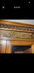 Antique Vintage Asian Oriental hutch China cabinet