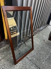 WOW vintage antique mahogany post Office work cabinet 83” L x 101” H x 15.5” D