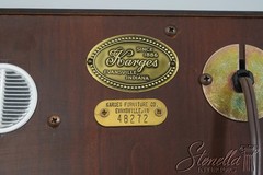 71978: KARGES 4 Door Mahogany Breakfront China Cabinet
