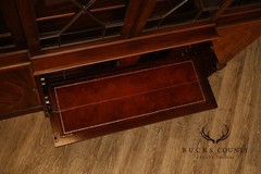Baker Furniture Georgian Style Vintage Mahogany Breakfront Bookcase