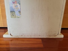 Ole Plantation Handpainted Cabinet Jean Oates Vtg Cupboard Farmhouse Country