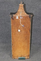 Antique Directoire Style Paint decorated Wall Vitrine Display Cabinet