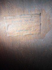 Larkin Soap Co. Curio Cabinet Factory No. 12 Wood/Glass 1 Right Door Shelves