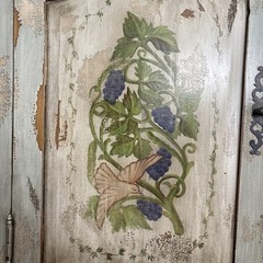 MAGNIFICENT Italian Painted Armoire!