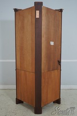 69417: HENKEL HARRIS Mahogany Tall Corner Cabinet