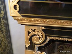 Stamped Vve SORMANI cabinet Furniture L XIV with 2 doors Boulle marquetry 19th
