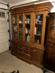 Mid Century Modern Display Vitrine Cabinet, Circa 1950