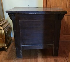 Korean Elmwood Rice Chest Storage Bin Tansu Altar Cabinet