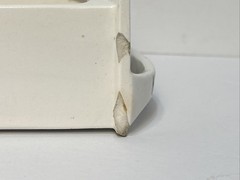 Dutch Delft Kruiden Spice Cabinet Labeled Drawer Antique Item Damaged With Chips