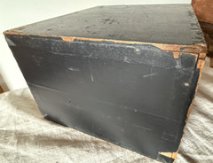 Antique Advertising Cabinet Dill & Collins High Grade Printing Paper Phila Wood+