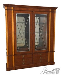 67795: HEKMAN Neoclassical Cherry China Display Cabinet