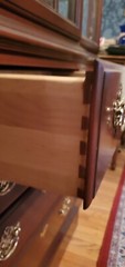 Harden Georgian Style Cherry Breakfront China Cabinet Heirloom Quality