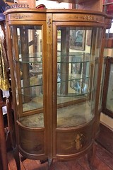NICE ANTIQUE VERNIS MARTIN VITRINE CABINET CIRCA 1890 – 1910
