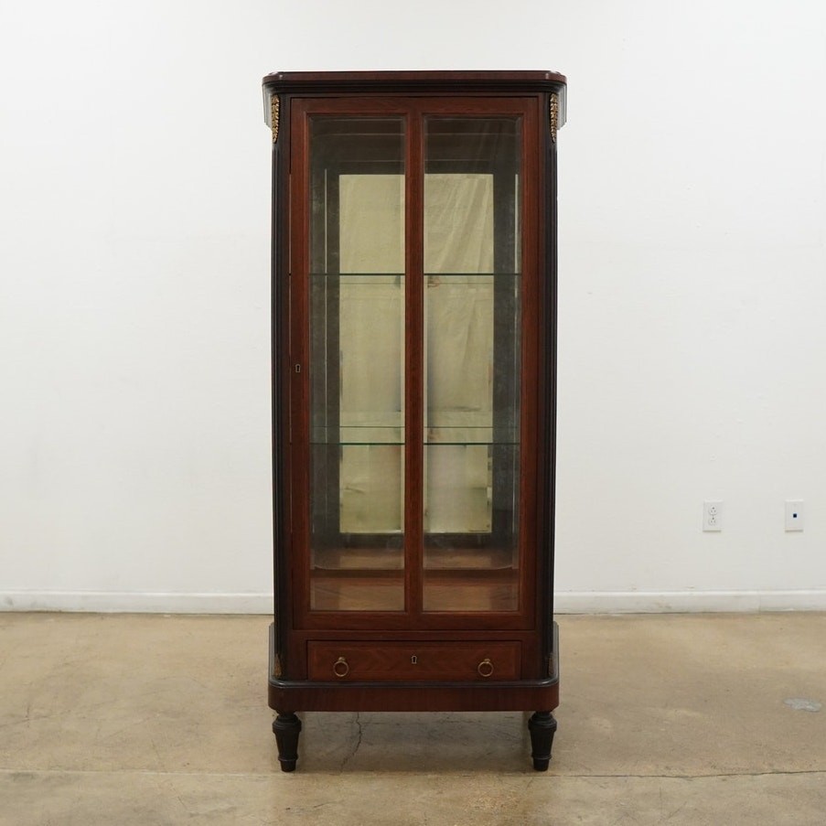 Antique Mahogany Display Cabinet – Original Price $2,000