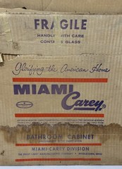 Vintage NOS 1966 Miami Carey Right Mirror Door Replacement For Medicine Cabinet