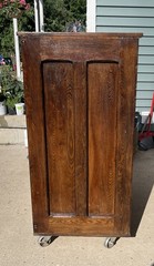 Antique Hamilton 24 Drawer Oak Print Cabinet Flat File Restored Cast Iron Pulls