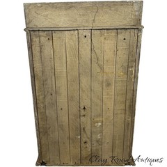 Antique victorian tiger oak hanging cupboard medicine cabinet raised panel