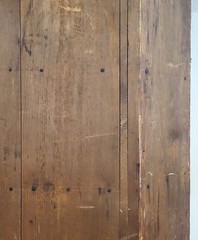 Antique AMERICAN 19th C Colonial Hepplewhite Cherry Curio CORNER CABINET Vitrine