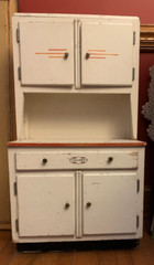 Vintage Sellers Salesman Sample / Children’s Hoosier Kitchen Cabinet / Hutch