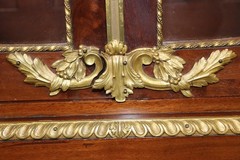 French Louis XVI Style Ormolu Mounted Marble Top Vitrine By Francois Alix
