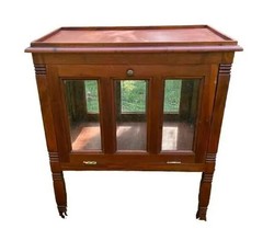 RARE Antique English Tea Glass Cabinet – Mahogany – Great Quality